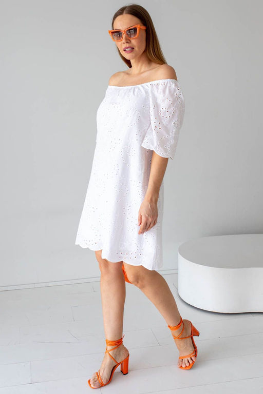 Платье А-344ш белый - Angelika фото 2