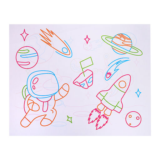 Доска для рисования "Волшебство света" в коробке