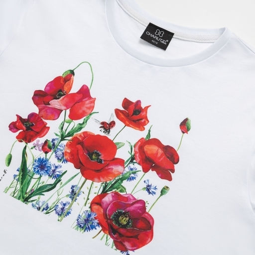 Футболка прямого кроя Великолепна уже утром - Charutti фото 6