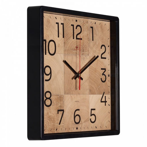 Часы настенные интерьерные «Фактура», бесшумные, плавный ход, 30×30 см