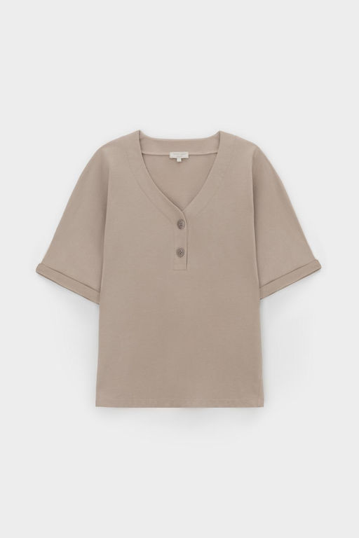 ЕВТ 3290/темно-бежевый блуза жен