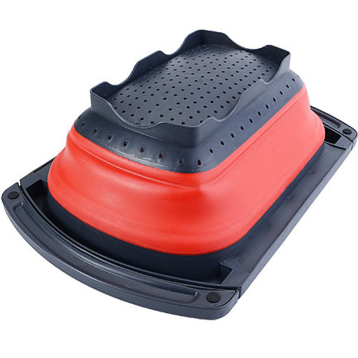 31488 Дуршлаг с выдвиж. ручками, КРАСНЫЙ.MB (х12) - Mayer&boch фото 4