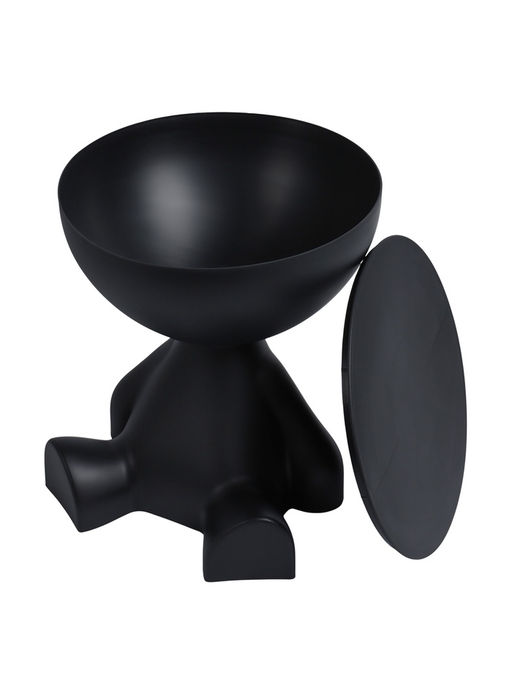 Столик журнальный, 370×370×410 мм, цвет чёрный