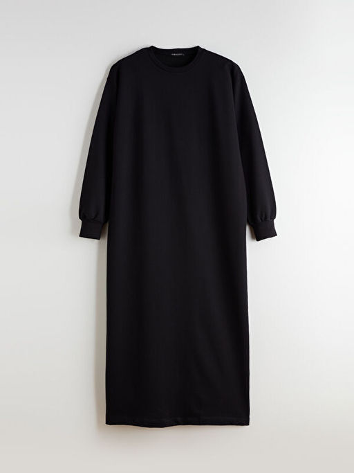 Bisiklet Yaka Sweat Elbise