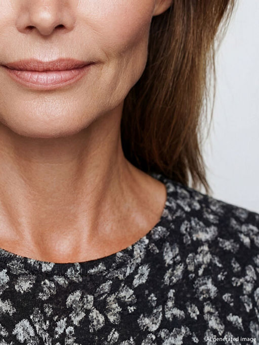 Bisiklet Yaka Desenli Bluz