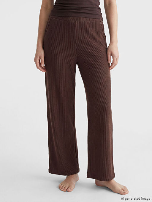 Beli Lastikli Fitilli Kad?n Pijama Alt?