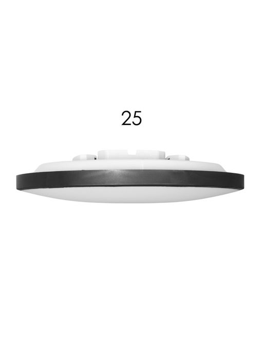 Светильник потолочный LED SPB-6 Slim Base, 24Вт, 5000К, d260 h58, без ПДУ, чёрный