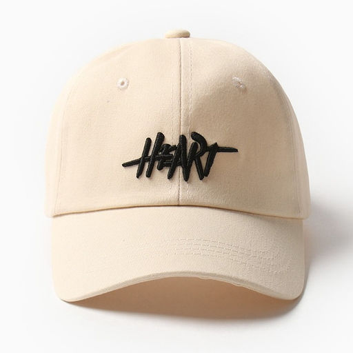 Кепка MINAKU «Heart», бежевая, размер 56-58