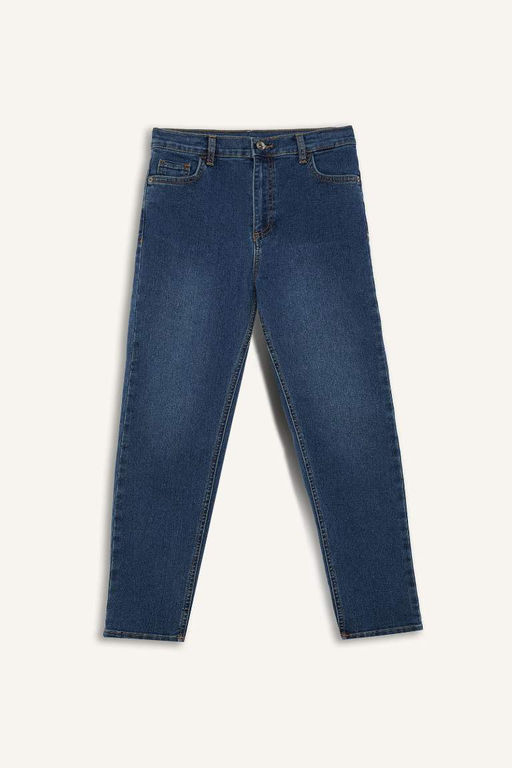 Джинсовые брюки свободного кроя для мальчиков прямого кроя - Defacto фото 6