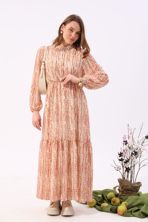 Платье NIKVA н939-1 песочный фото 5