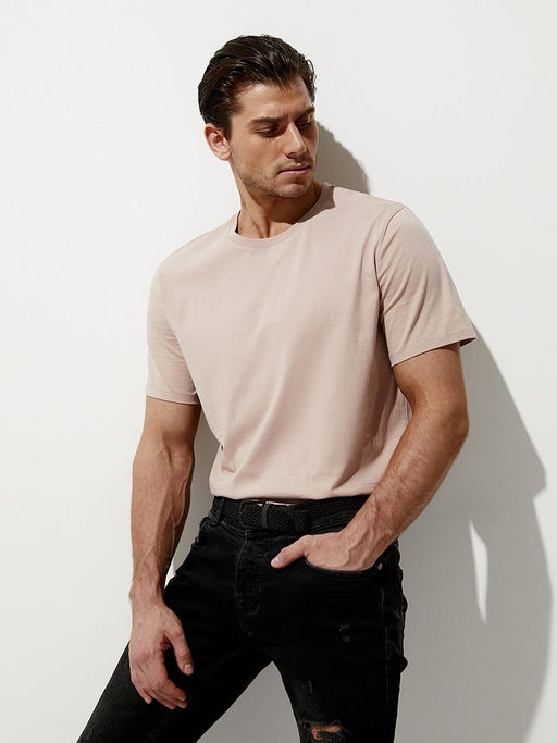 OmT U 1201 Фуфайка (футболка) COTTON - beige - Omsa фото 3