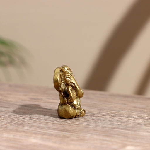 Сувенир «Ганеша», 3 см, латунь