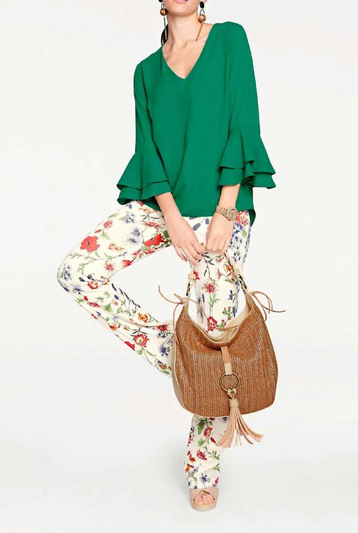 Блузка, зеленая - Ashley brooke фото 3