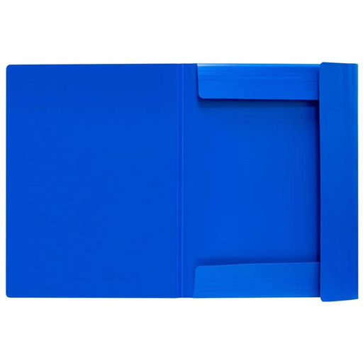 Цена за 2 шт. Папка на резинке А3, Calligrata, 700 мкм, до 300 листов, тиснение «песок», синяя