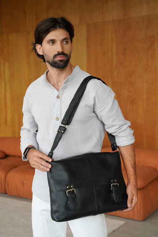 Сумка мужская Ц-287.1 черный - Protege фото 2