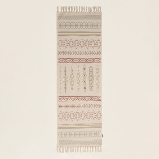 Коврик SL Home Cotton, 60180 см, красный, молочный, хлопок 50% - Sima-land home фото 3