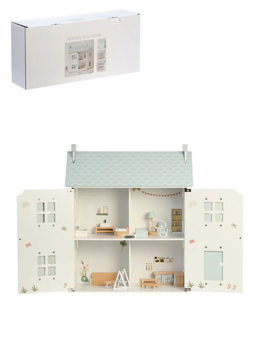 Кукольный домик с мебелью