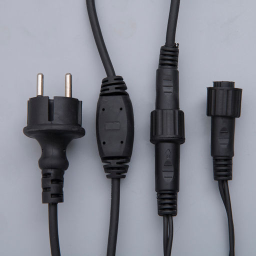 Гирлянда Бахрома 3?0.6 м, IP44, УМС, тёмная нить, 160 LED, свечение красное, 220 В - Luazon lighting фото 6