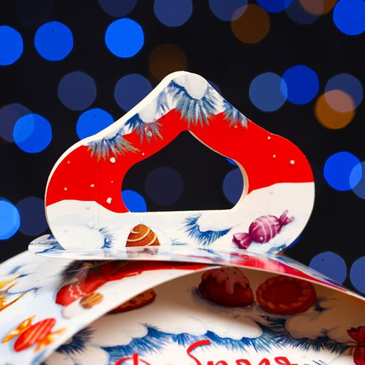 Цена за 5 шт. Подарочная коробка Угощение к чаю , Сундучок 18,5 х 12,5 х 16,5 см - Simaland фото 5