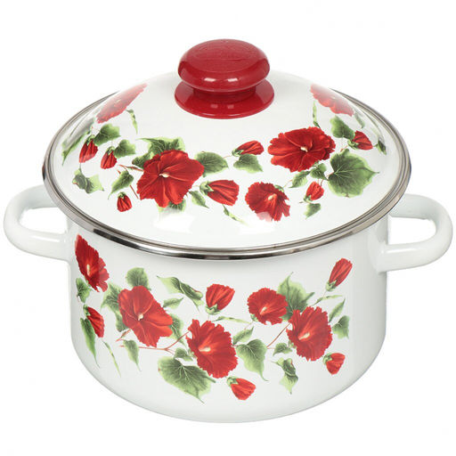 ЭМ_Кастрюля 3,0 л цил. ДЕКОЛЬ ОБОД арт. 3MD181М