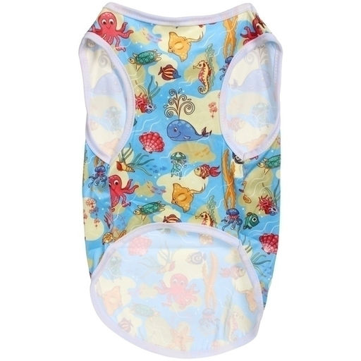 Цена за 2 шт. Майка для собак и кошек мелких и средних пород "БРО на стиле", пляжная вечеринка, размер ХL (длина спинки 36см, объем груди 43см, от 9 до 12кг)