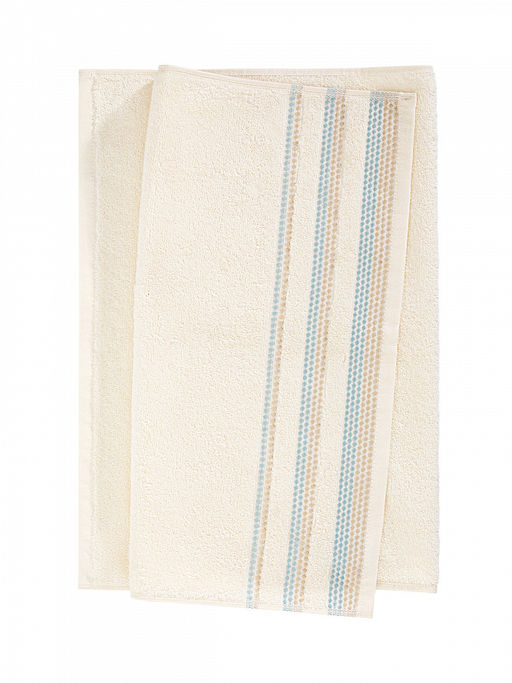 Набор махровых полотенец 50x90 голубой махровая ткань - Lucky фото 4