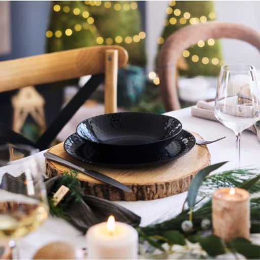 Тарелка десертная PAMPILLE BLACK 19см