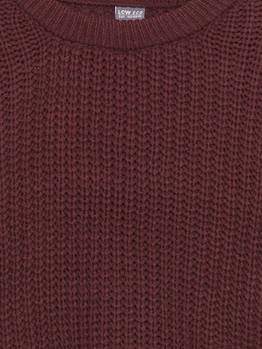 Bisiklet Yaka K?z ?ocuk Triko Kazak - Waikiki фото 2