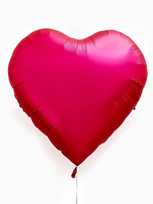 Воздушный шар фольгированный 63 Сердце, фуксия - Страна карнавалия фото 3