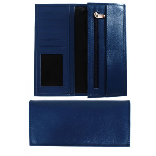 Портмоне мужское Croco-ПР-965 натуральная кожа 3 отд, 10 карм, синий бергамо (47) 264728