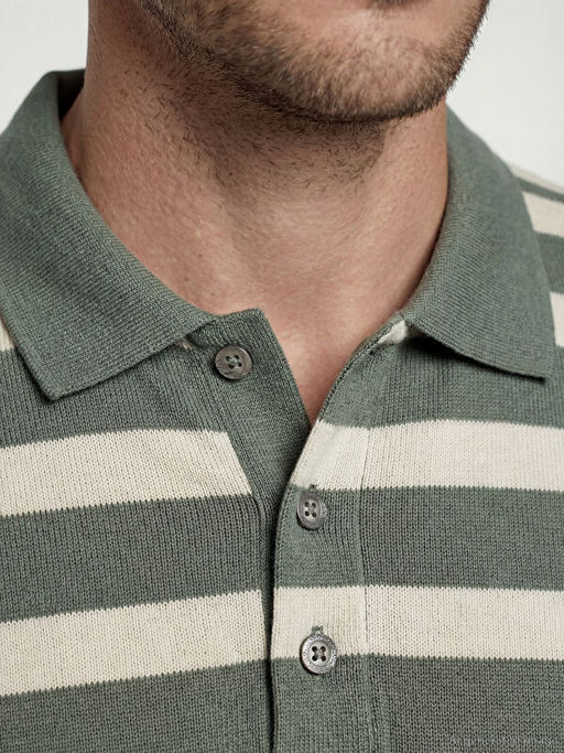 Polo Yaka ?izgili Erkek Ti??rt