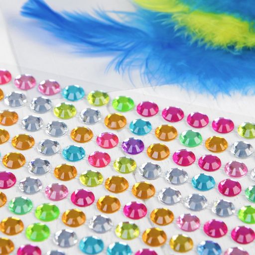 Набор для творчества. Аппликации перьями и стразами Какаду 21 х 14,8 см - Школа талантов фото 7