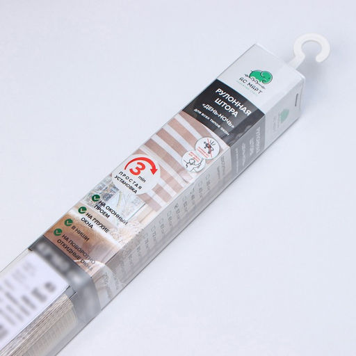 Штора рулонная Вудэн, премиум блэкаут, 57160 см, 3 варианта крепления, цвет белый - Simaland фото 7