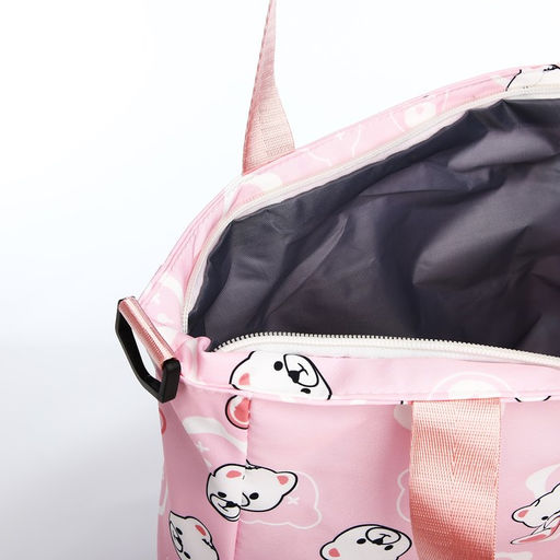 Шопер на молнии, цвет розовый - Simaland фото 4