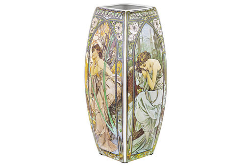 Ваза 3 л 12,5*12,5*28 см Времена суток квадрат, NEW BONE CHINA - Elan gallery фото 5