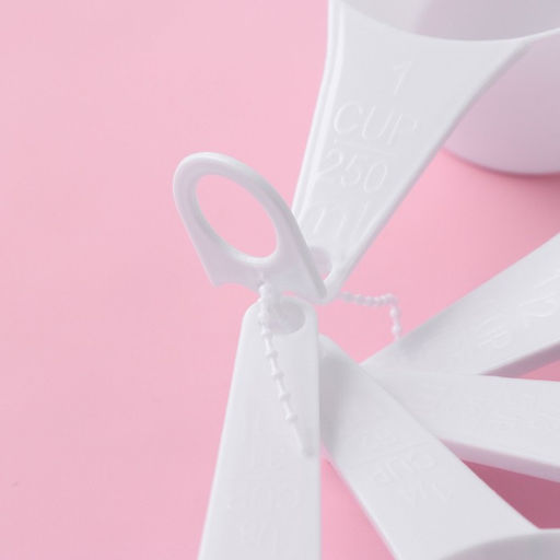 Набор мерных ложек Доляна, 11 шт.: 30/60/80/125/250 мл, 0.6/1.2/2.5/5/7.5/15 мл, пластик, белый