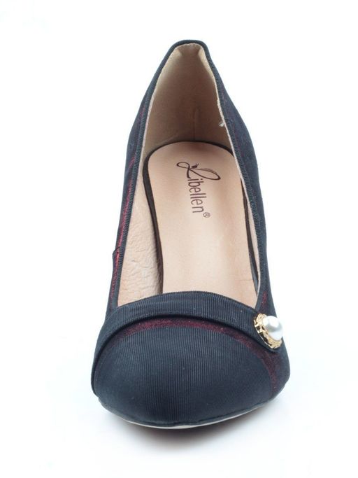 06-D607-81-2 BLACK/RED Туфли женские (натуральная кожа) - Фабричный китай фото 9