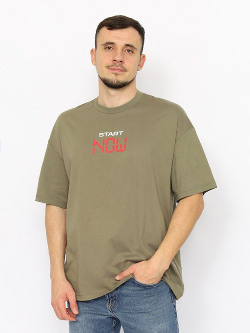 CRB wear/CWSM 60310-35 Футболка мужская,хаки/Ex.Cherubino  фото 3