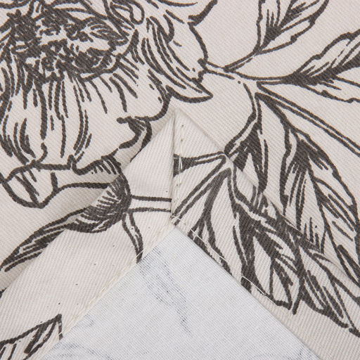 Скатерть «Этель» Black flowers, 149×250 см, 100% хлопок, саржа 190 г/м²