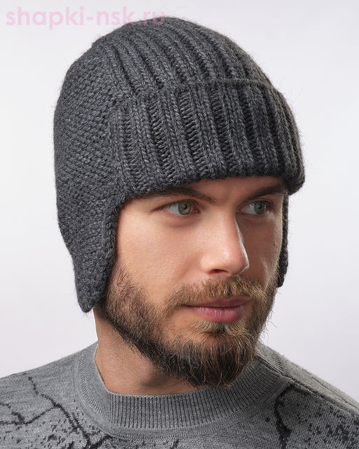 Клайд Ушанка мужская флис (56-58)