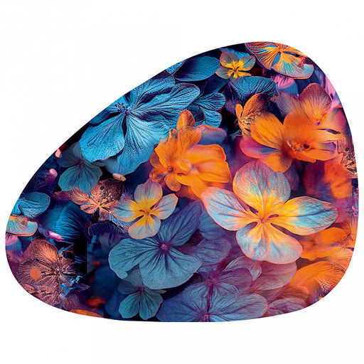 Сервировочная салфетка капля 45х35,5см Цветы (Россия)