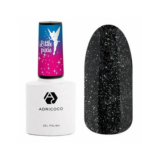 ADRICOCO Гель-лак для ногтей / Little Pixie №14, черный феникс, 8 мл 1506687  фото 2