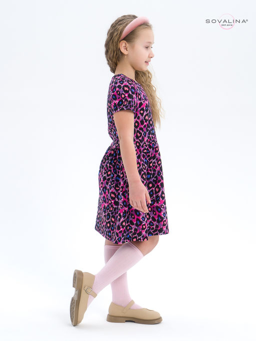 Платье Лето фуксия лео - Sovalina фото 10