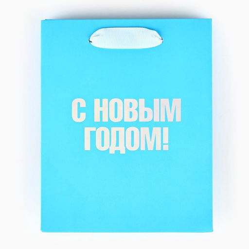 Цена за 2 шт. Пакет подарочный новогодний «С Новым годом», голография, S 12×5.5×15 см