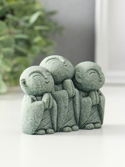 Сувенир песчаник "Статуя Дзидзо" 3,8х9,5х6,7 см