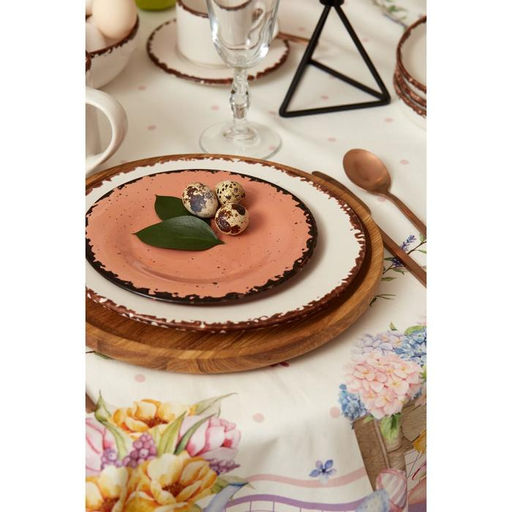 Скатерть Этель Spring easter d=214см +/-3см, 100% хлопок, саржа 190 гр/м2  фото 20