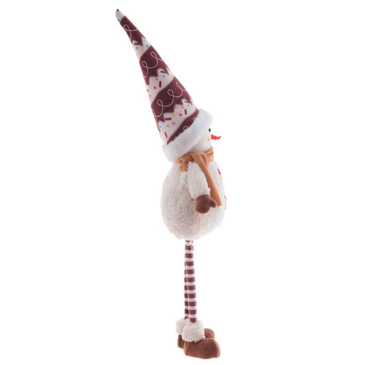 Игрушка набивная "Снеговик", L21 W12 H74/70 см, 2в.