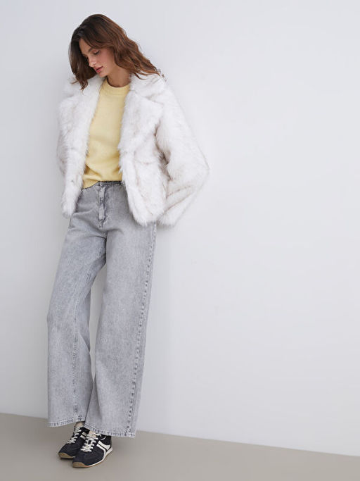 Ceket Yaka Kad?n K?rk Mont