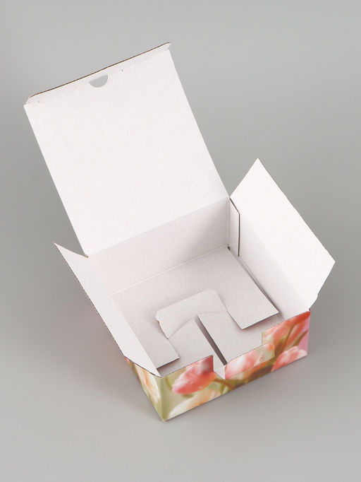 Цена за 2 шт. Коробка складная Present with love, 15?15?7 см