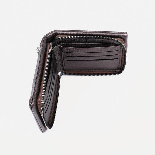 Кошелёк на молнии, цвет бронзовый - Simaland фото 3